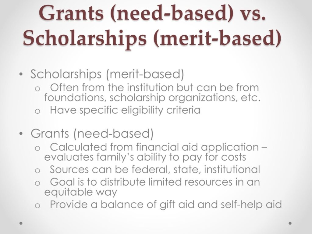 Need-Based Financial Aid Scholarships